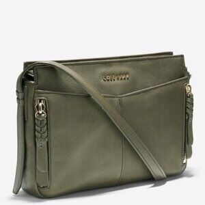 Cole Haan Felicity Top Zip Crossbody in Olive